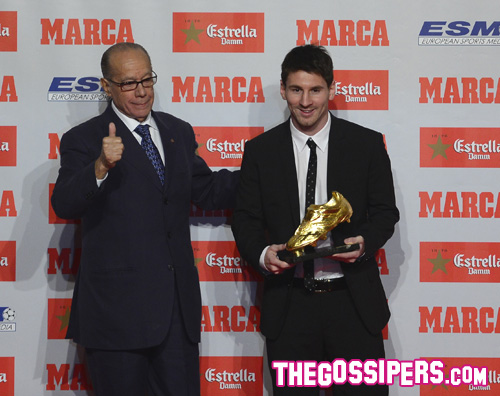 golden boot messi Lionel Messi premiato con la Scarpa doro