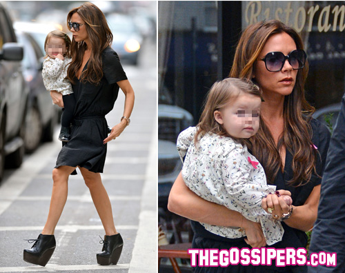 victoria beckham bimba Victoria Beckham a spasso con Harper