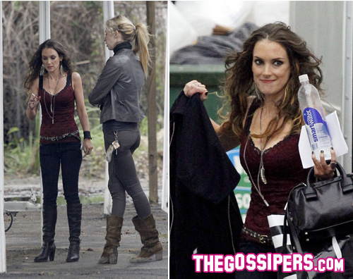 winona Winona Ryder sul set di Homefront