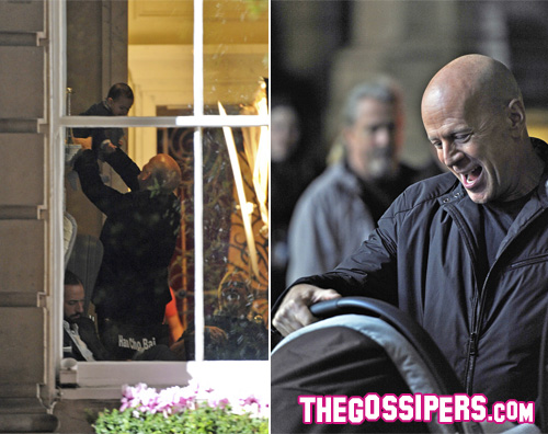 bruce willis Visita a sorpresa per Bruce Willis