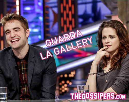 hormiguero Robert e Kristen si divertono sulla tv spagnola