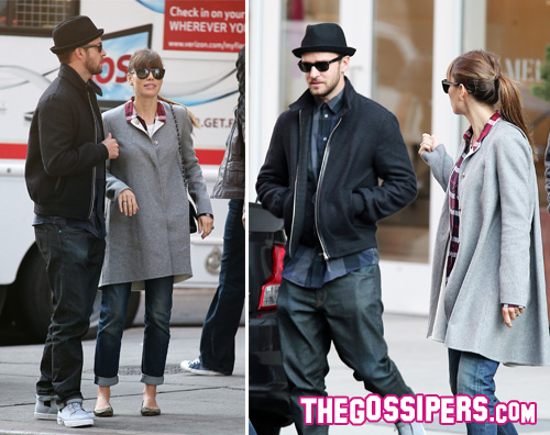 jt jessica Justin Timberlake e Jessica Biel mano nella mano a New York
