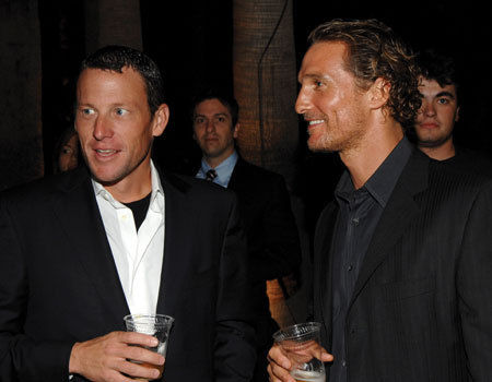 lance armstrong matthew mcconaughey 17ui84i 17ui84q Matthew McConaughey parla dellamico Lance Armstrong dopo lo scandalo doping