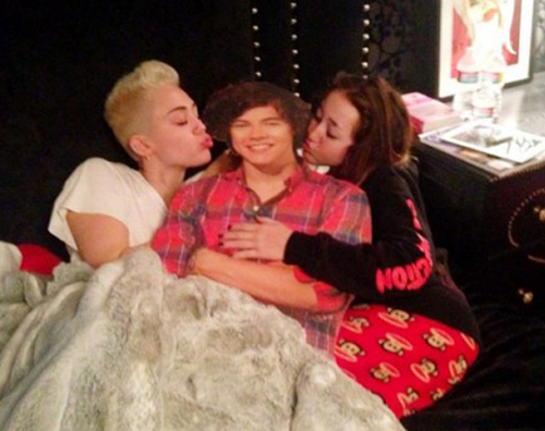 miley harry2 Miley Cyrus a letto con Harry Styles