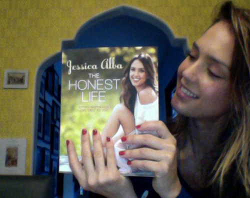 alba honest Jessica Alba fiera del suo primo libro