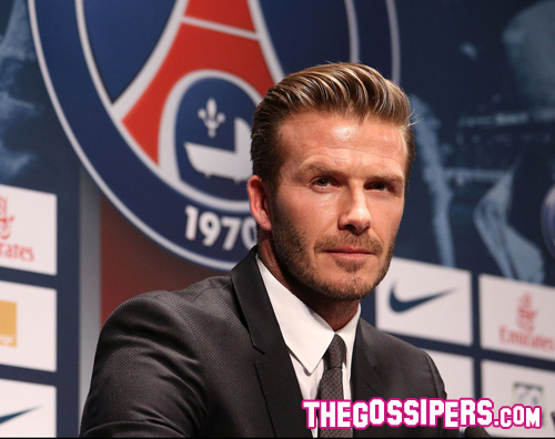 beckham psg1 David Beckham fa beneficienza con lo stipendio del PSG