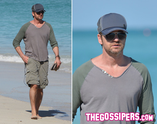 gerard2 Gerard Butler a Miami con gli amici