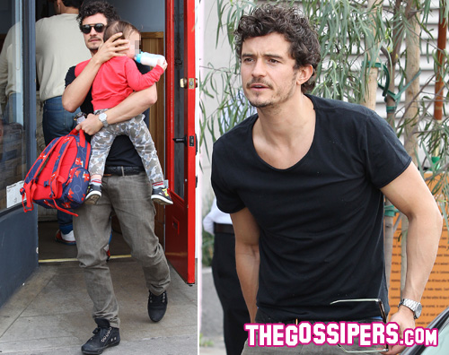 gossipers bloom2 Orlando Bloom a pranzo con Flynn