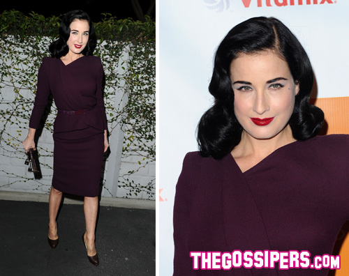 dita Dita Von Teese celebra la sua nutrizionista