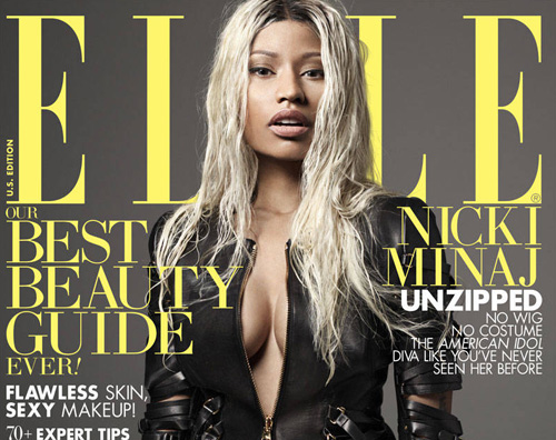 ellenick Nicki Minaj è (quasi) senza trucco su Elle