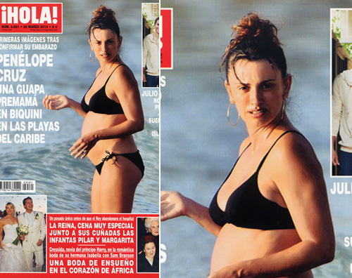 hola penelope Penelope Cruz mostra il pancione alle Barbados