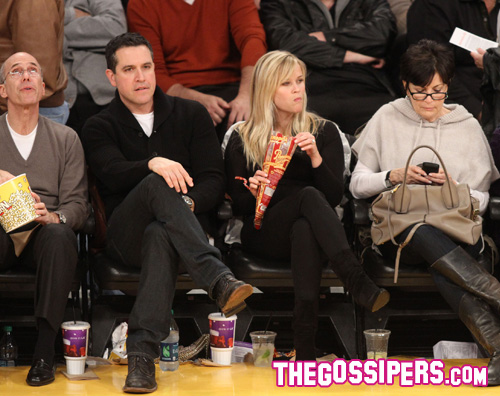 jim toth2 Reese Witherspoon a bordo campo per i Lakers