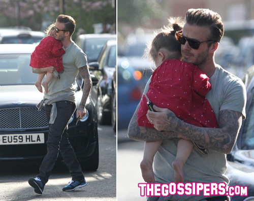 david David Beckham è un papà premuroso