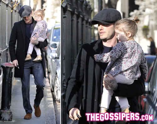 harper David Beckham in Inghilterra per la famiglia