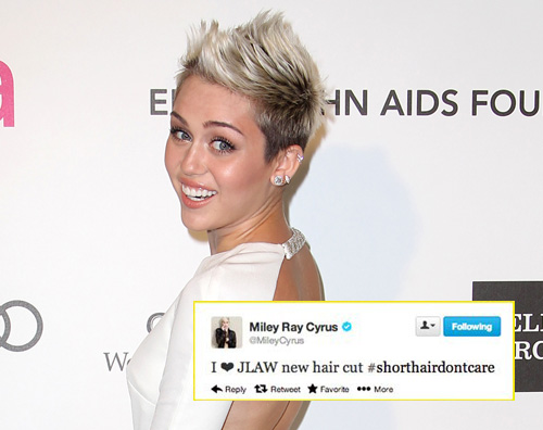 miley Il nuovo taglio di Jennifer Lawrence