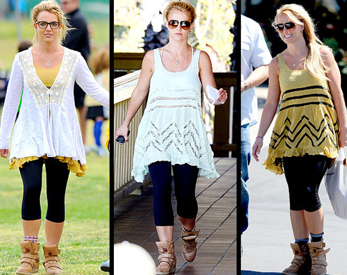 tre Loutfit preferito di Britney Spears