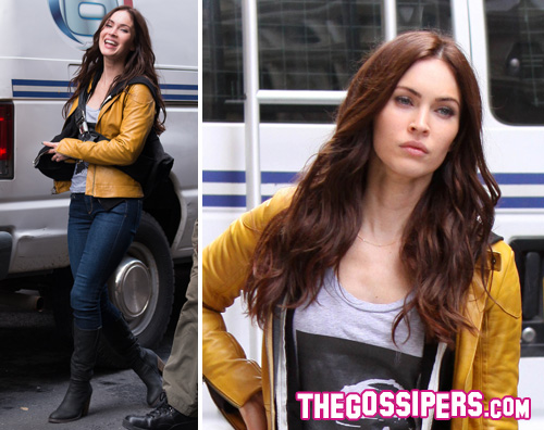 meganfox2 Megan Fox in bicicletta per TMNT