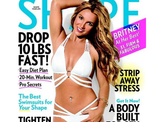 shapebrit Britney Spears in forma su Shape