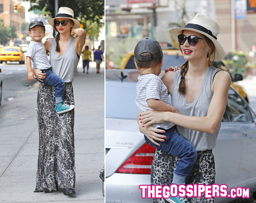 Miranda Kerr a spasso con Flynn flynn2 Miranda Kerr a spasso con Flynn
