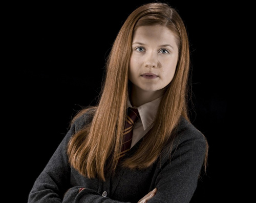 ginny Bonnie Wright fugge dallimmagine di Ginny Weasley