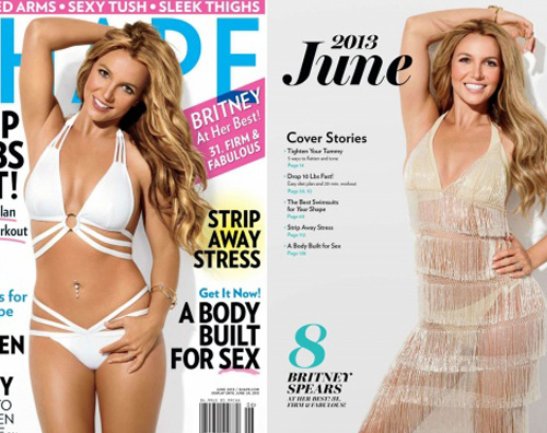 shape1 Britney Spears è atletica per Shape magazine