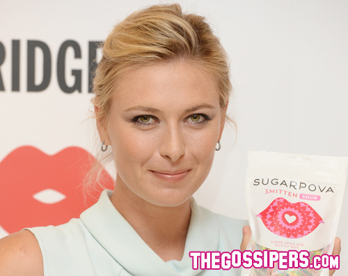 sugar1 Maria Sharapova a Londra con le sue caramelle