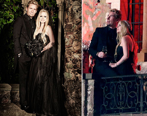 avril matrimonio Nuove foto dal matrimonio in nero di Avril Lavigne