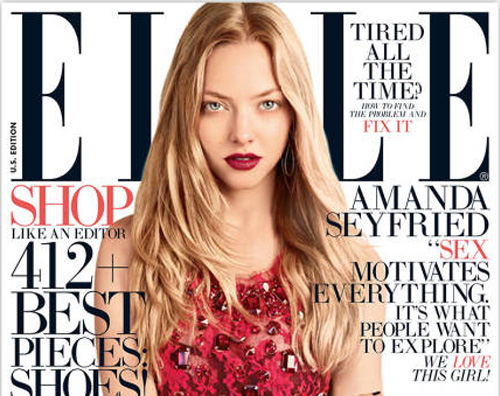 elle amanda1 Amanda Seyfried promuove Lovelace su ELLE