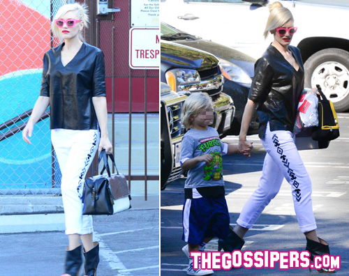 gwen2 Gwen Stefani è una mamma stilosa