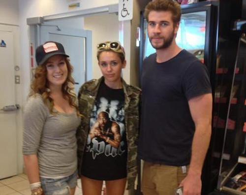 mileyfan Serata al cinema per Miley e Liam