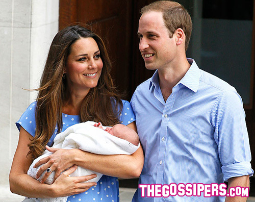 william kate1 La prima apparizione del Royal Baby