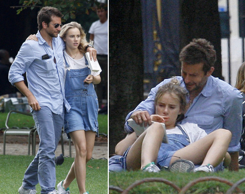 cooper1 Bradley Cooper innamorato a Parigi