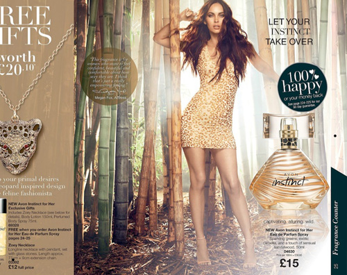 fox von3 Megan Fox animalier per Avon