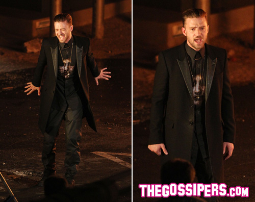 justin2 Justin Timberlake sul set di un nuovo video