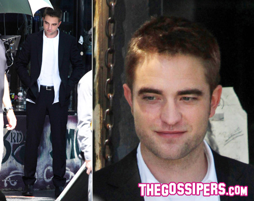 Robert Pattinson sul set a Beverly Hills pattinson2 Robert Pattinson sul set a Beverly Hills