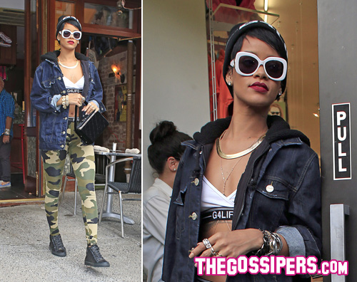 rihanna22 Pranzo allitaliana per Rihanna