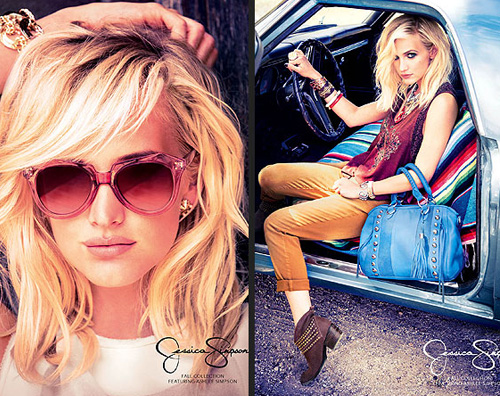 simpson2 Ashlee Simpson è una modella per la sorella