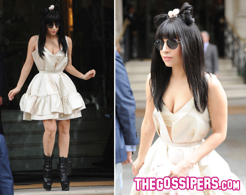 gaga2 Lady Gaga saluta i fans inglesi