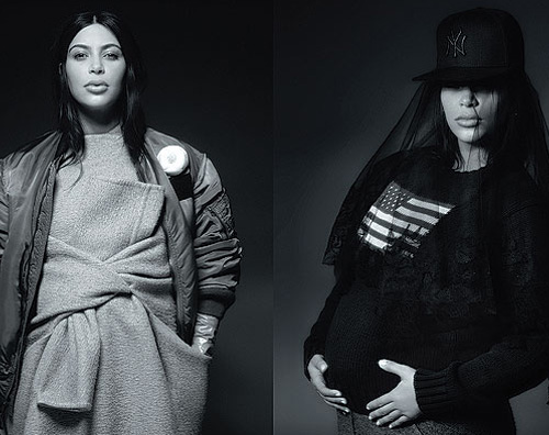 kardashian2 Kim Kardashian fotografata da Karl Lagerfeld