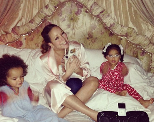 mariah bimbi Mariah Carey mostra i gemellini su Facebook