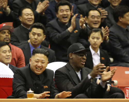 rodmankorea Dennis Rodman in Nord Corea da allenatore