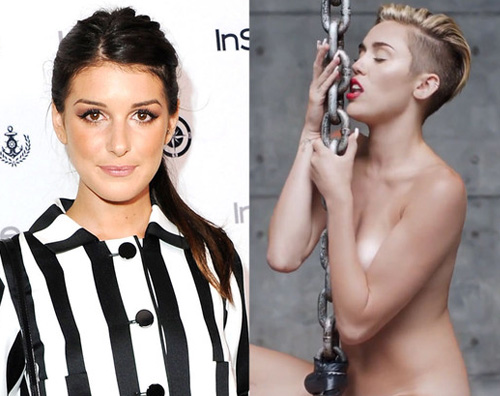 shenae miley Shenae Grimes critica il nuovo video di Miley Cyrus