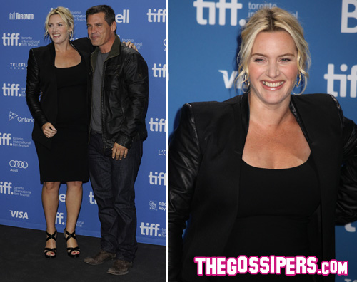 winslet2 Kate Winslet incinta e raggiante a Toronto