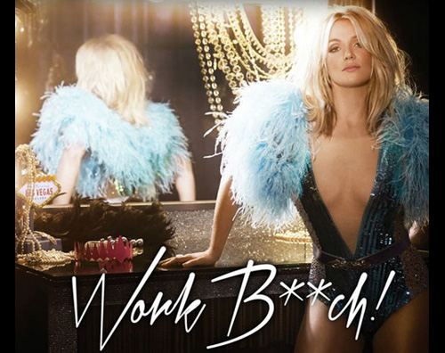 workbitch Britney Spears mostra la copertina di Work Bitch