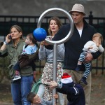 GiselePix 150x150 Gisele Bundchen al parco con la famiglia