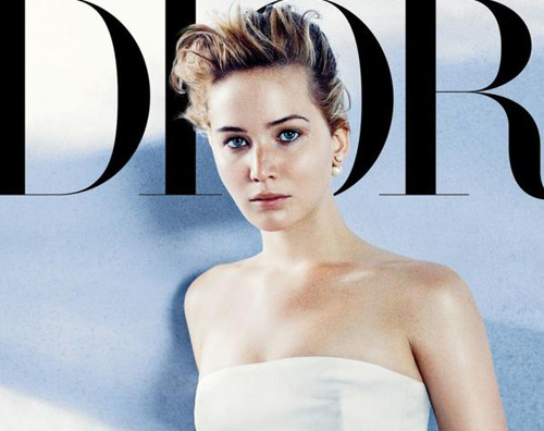 dior Jennifer Lawrence protagonista di Dior magazine