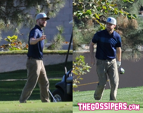 jt2 Justin Timberlake è un golfista a Burbank