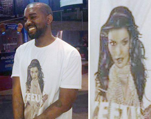kanyekim Kanye West indossa Kim Kardashian
