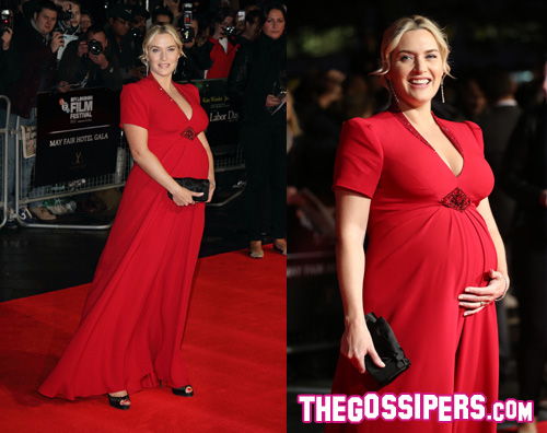 winslet2 Kate Winslet sul red carpet con il pancione