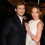 Laura Haddock Sam Claflin 150x150 Jennifer Lawrence è La ragazza di fuoco a Londra